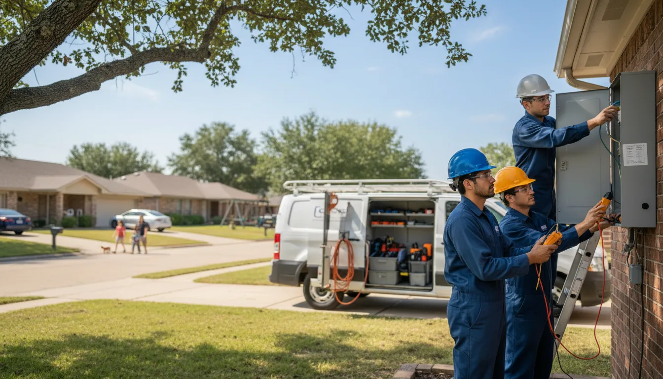 Certified electrician providing emergency electrical services in Ogdensburg, WI